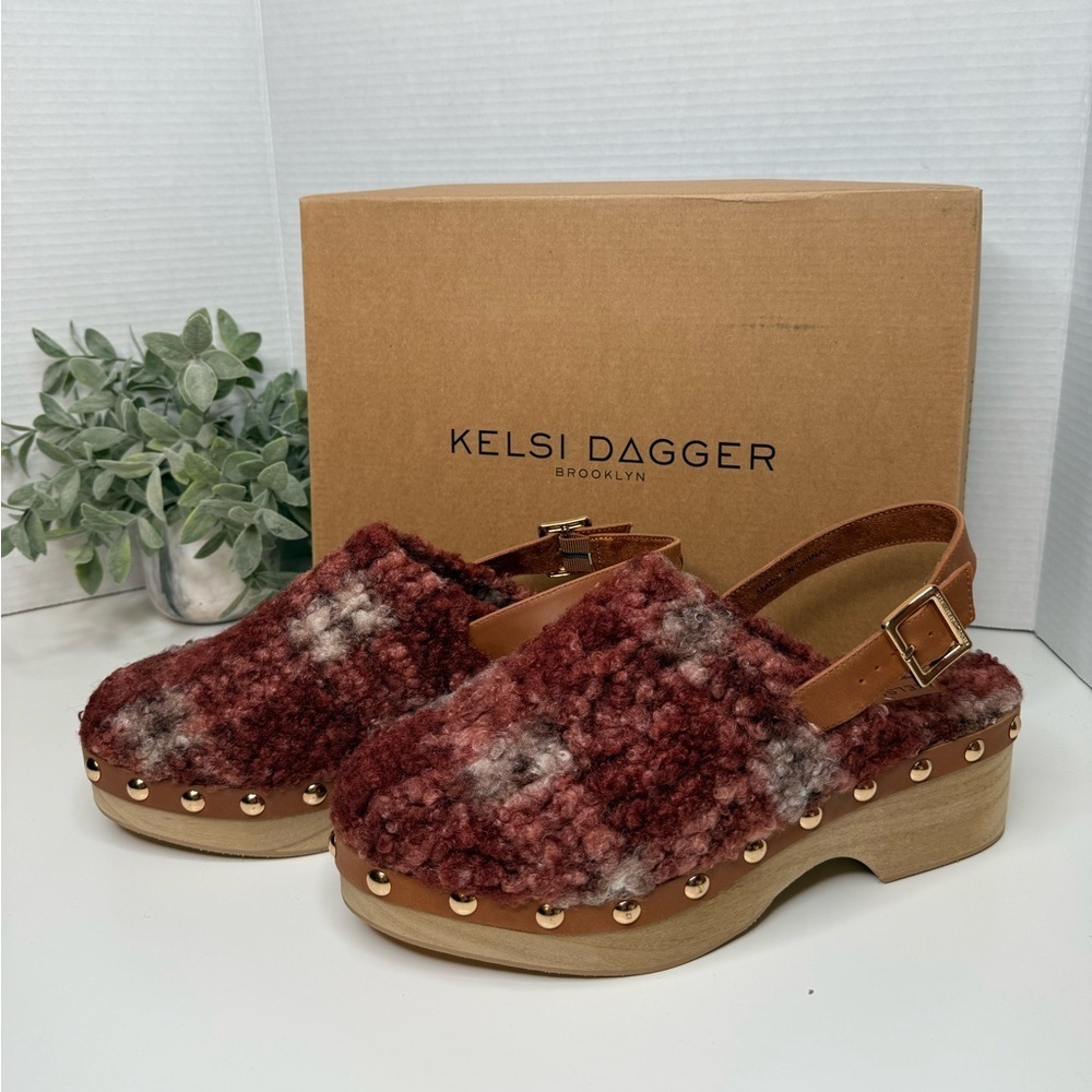 Kelsi Dagger Brooklyn Warehouse Slingback Clog Size 10 Cabincore Streetwear Boho